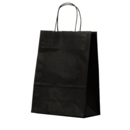 Paperikassi 22x10x29cm musta