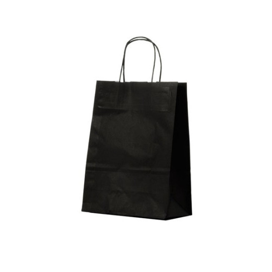 Paperikassi 22x10x29cm musta