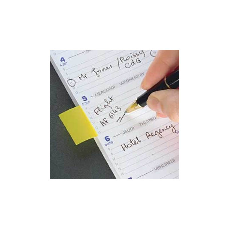 Post-It 680-1 Teippimerkki Punainen - päällekirjoitettava ja uudelleenkäytettävä merkkiteippi