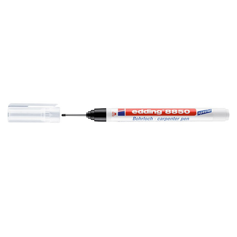Edding 8850 puikkokynä musta - ohut permanent marker pitkällä kärjellä
