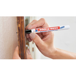 Edding 8850 puikkokynä musta - ohut permanent marker pitkällä kärjellä