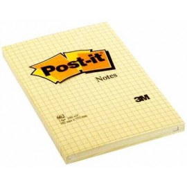 Post-It 662 102x152 mm Ruudullinen viestilappu