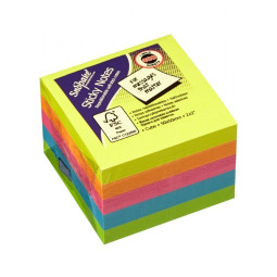 Viestilappukuutio 76x76 Snopake Neon