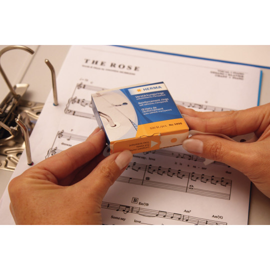 Herma Reiänvahvistusrengas valkoinen /500