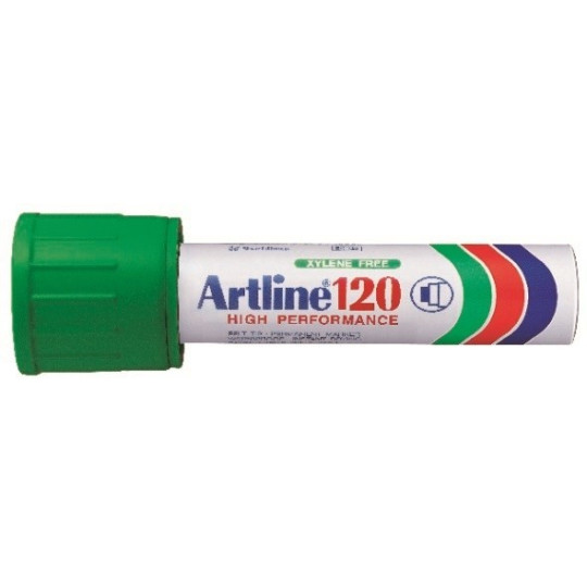 Huopakynä Artline 120 Vihreä 20mm viistokärki