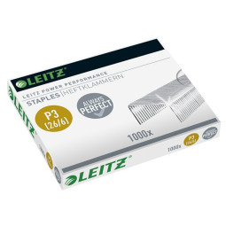 Leitz Power Performance P3-nitomanasta 26/6 erityisesti Leitz-nitojille, jotka käyttävät tuhdimpaa 26/6 nastaa