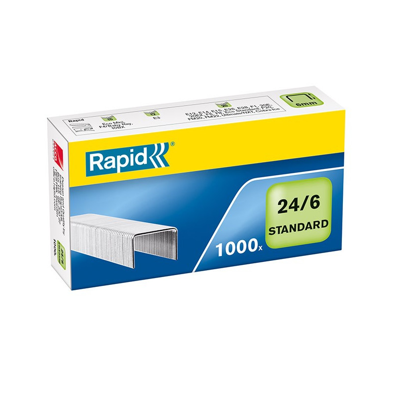 Nitomanasta 24/6 Rapid Standard /1000kpl (rasia)