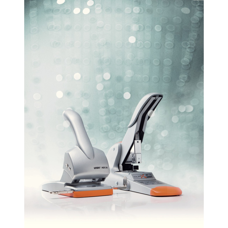 Voimanitoja Rapid DUAX hopea/oranssi - 1 niitti / 2-170 arkkia paperia kerralla