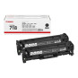 Canon 718Bk Twin Pack Musta 3,4K Laserkasetti /2kpl