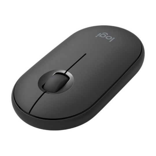Logitech M350 Pebble Langaton hiiri Grafiitinharmaa