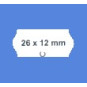 Etiketti 26x12mm valkoinen pysyvä hinnoittelijaan