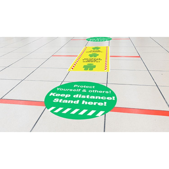OKI Lattiatarra 297x1320mm bannerikoko
