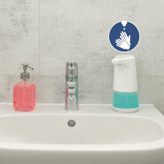 Herma Informaatiotarra "Desinfioi kädet" /20kpl (pkt)