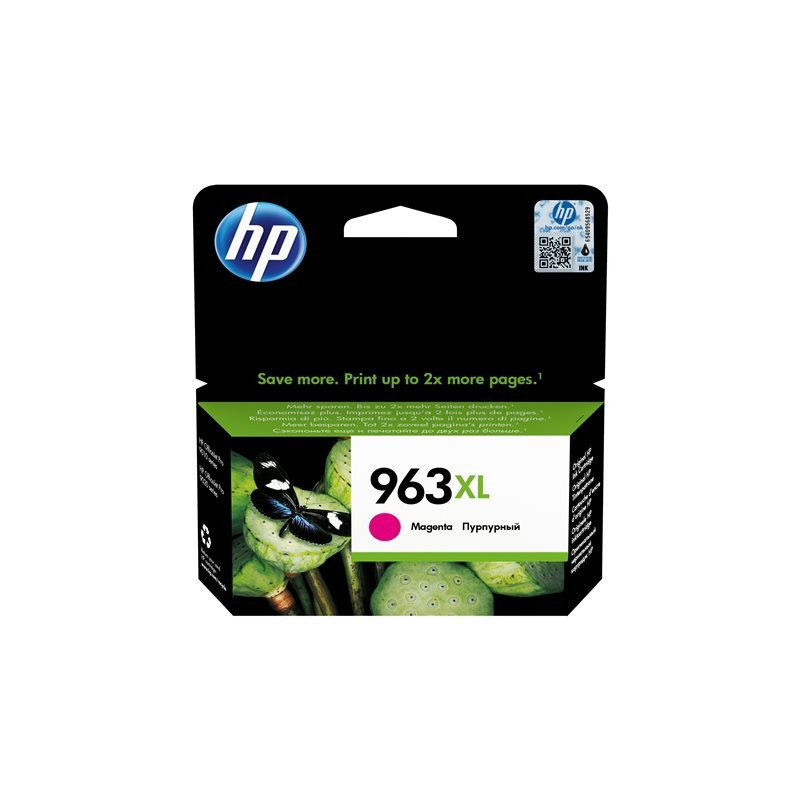 HP No 963XL Magenta 1,6K Mustepatruuna