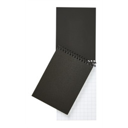 Taskulehtiö A7/40 Musta