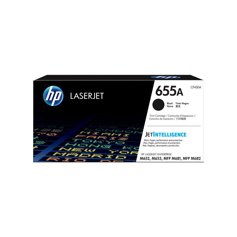 HP 655A Musta 12,5K Laserkasetti (CF450A)