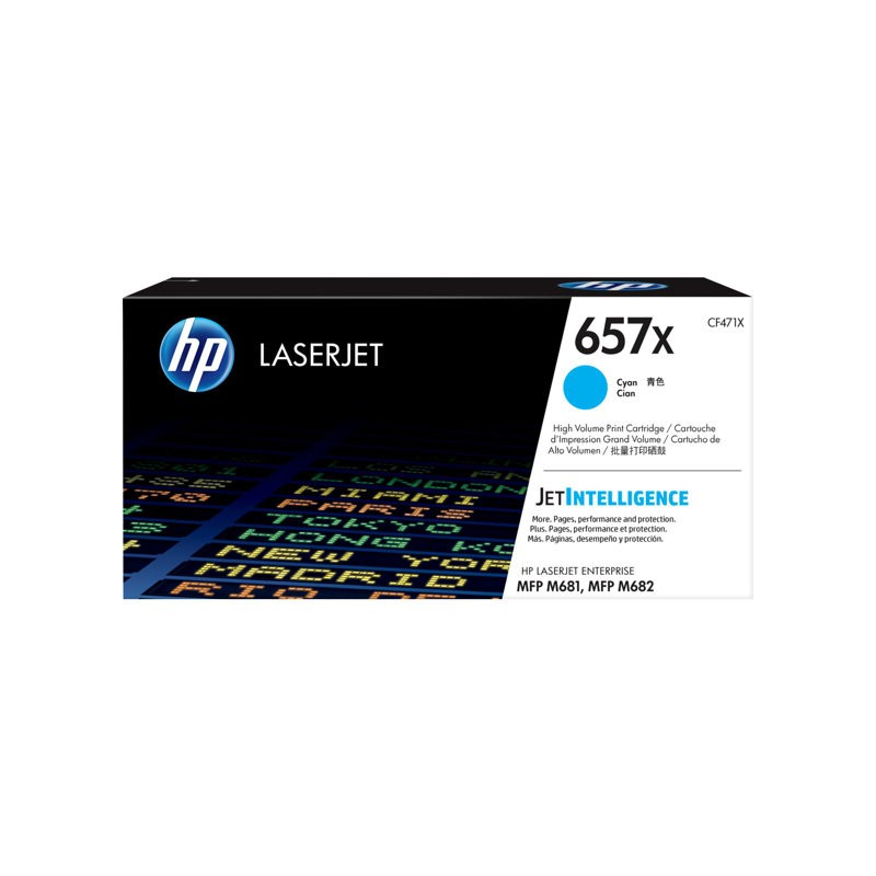 HP 657X Cyan 23K Laserkasetti (CF471X)