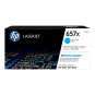 HP 657X Cyan 23K Laserkasetti (CF471X)