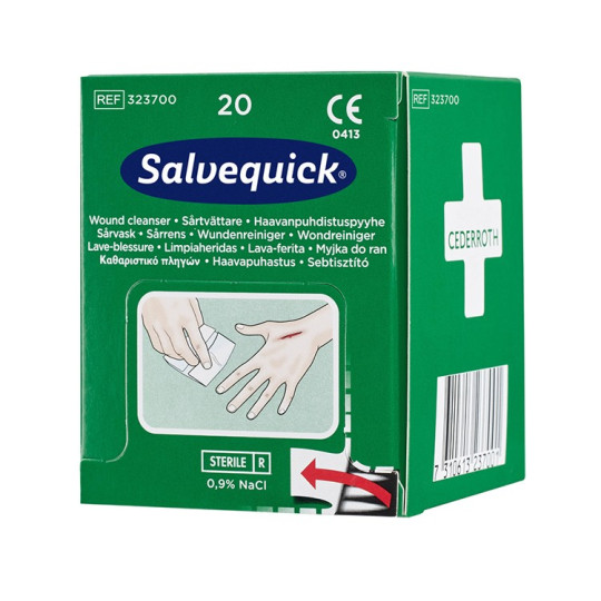 Salvequick haavapyyhe 323700 /20kpl