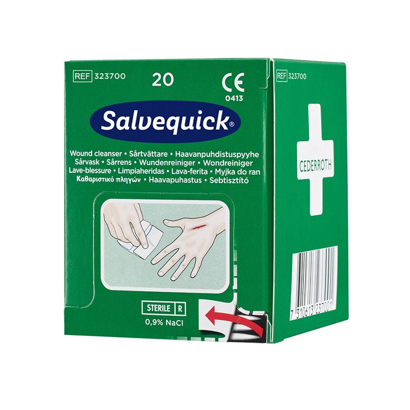 Salvequick haavapyyhe 323700 /20kpl