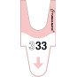 Vuoronumeroetiketti Meto T90 Pinkki /6kpl