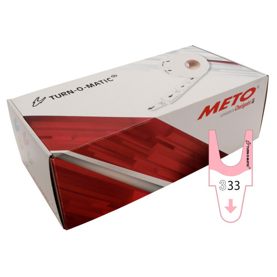 Vuoronumeroetiketti Meto T90 Pinkki /6kpl