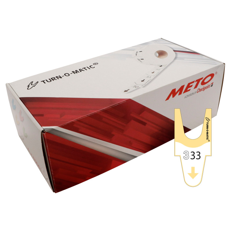 Vuoronumeroetiketti Meto T90 Keltainen /6kpl