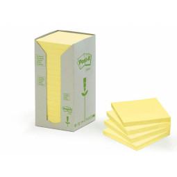 Viestilappu EKO 76x76mm Keltainen Post-It /16 nidettä