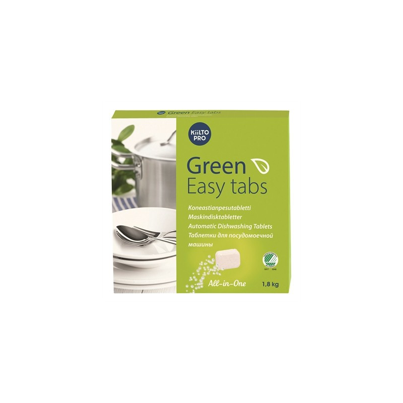 Konetiskitabletti Kiilto Green Easy Tabs /100kpl