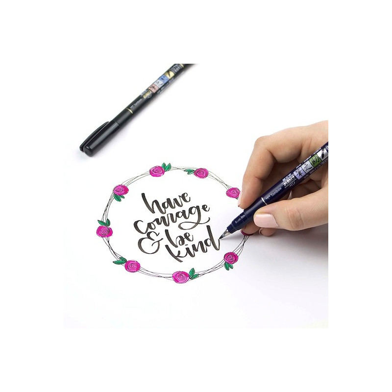 Kaunokirjoitussetti Tombow Beginner - aloittelijan kynäsetti kauniiseen kirjoitukseen