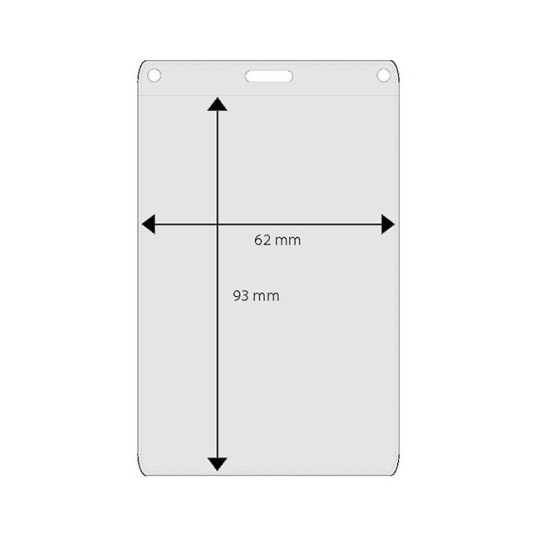 Nimikorttikotelo 62x93mm Cardkeep /100kpl