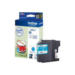 Brother LC-22UC Cyan Mustepatruuna 1,2K