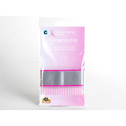 Heijastin Kiilu C Roosa nauha - rannenauha talven pimeään aikaan