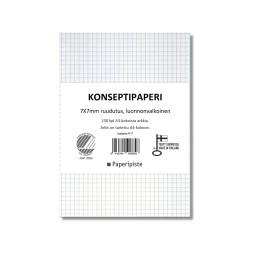 Konseptipaperi A3 7x7mm /250 - kotimainen laatutuote