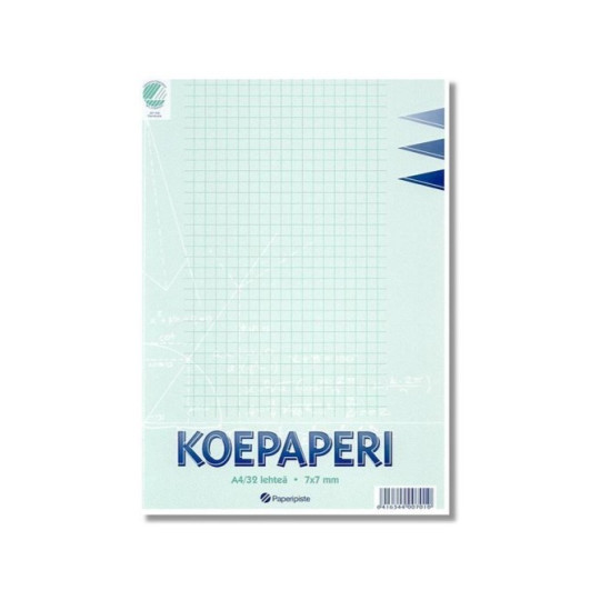 Koepaperi 7x7mm /100x16 - kotimainen laatutuote