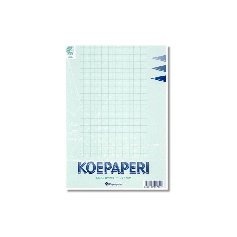 Koepaperi 7x7mm /100x16 - kotimainen laatutuote
