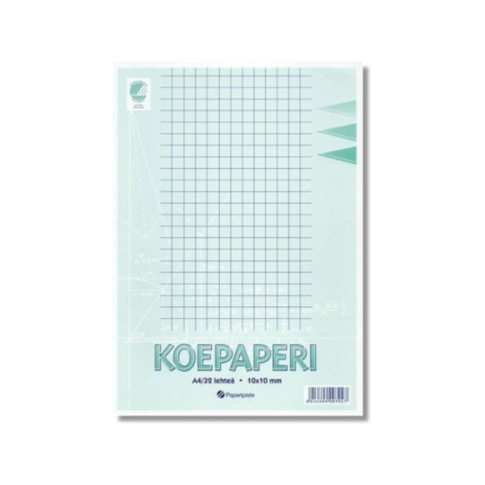 Koepaperi 10x10mm /16 - kotimainen laatutuote