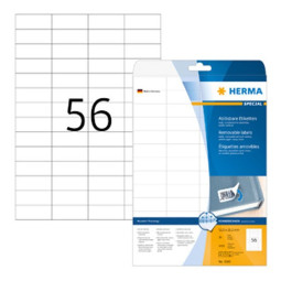 Irtoava tarra 52,5x21,2mm /1400kpl Herma 5080 Movables