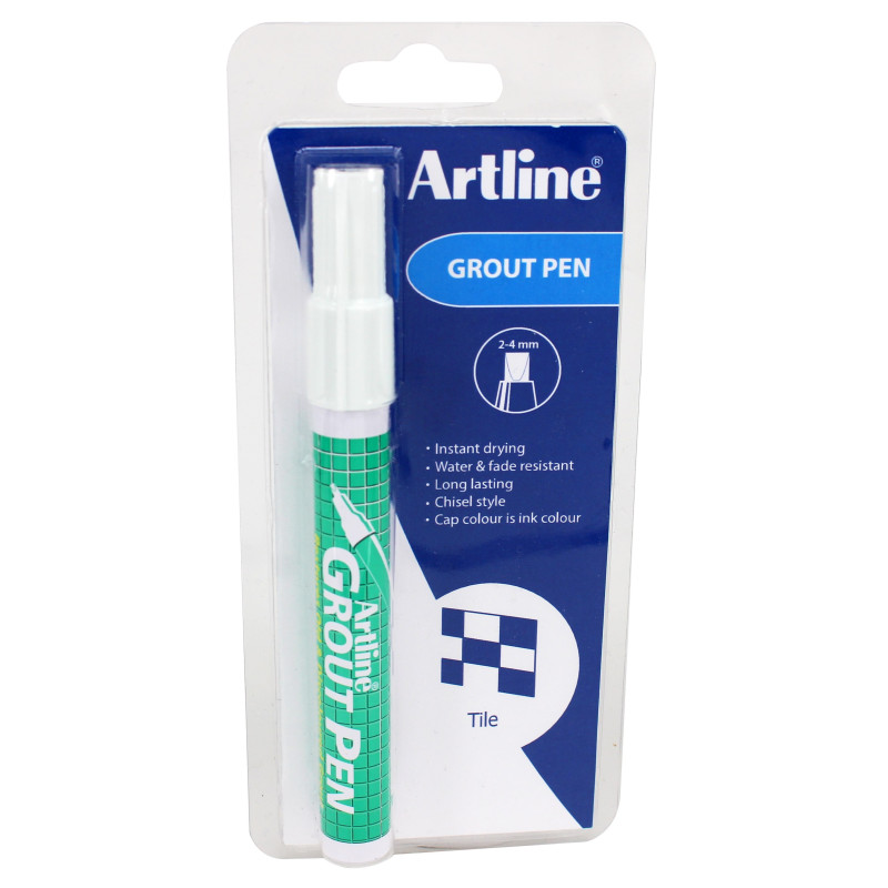 Saumauskynä Artline 419 Harmaa - piilota värjäytymät kaakelisaumoista