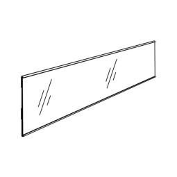 Hyllynreunalista 30x895mm kirkas /50kpl
