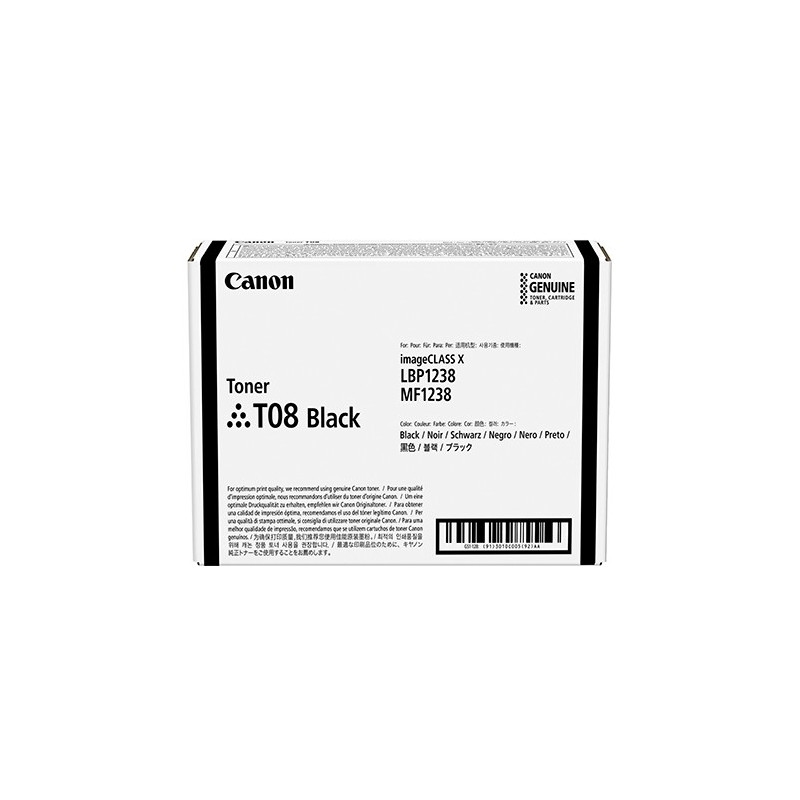 Canon T08 Musta 11K Laserkasetti