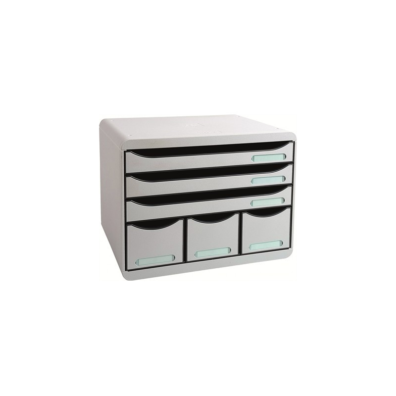 Laatikosto 6-osainen Exacompta Store-Box työpöydälle