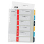 Numerohakemisto 1-6 A4+ Tulostettava Leitz L:Print Cosy