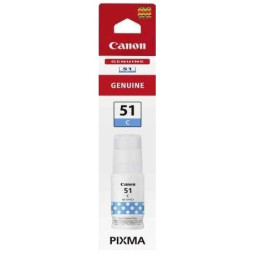 Canon Ink GI-51 C Cyan (täytemuste) - täytettäviin Canon G-sarjan mustesuihkutulostimiin