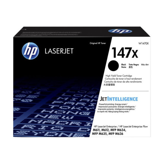 HP 147X Musta Laserkasetti 25,2K (W1470X)