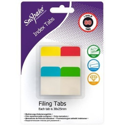 Snopake Index Tab 38x25mm /80kpl