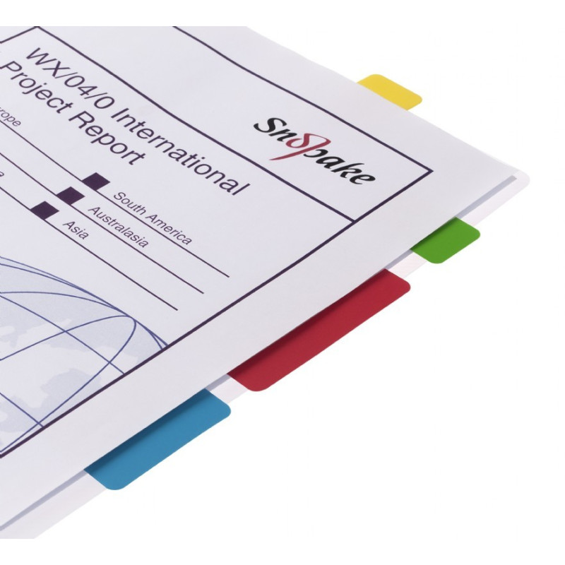 Snopake Index Tab 38x25mm /80kpl