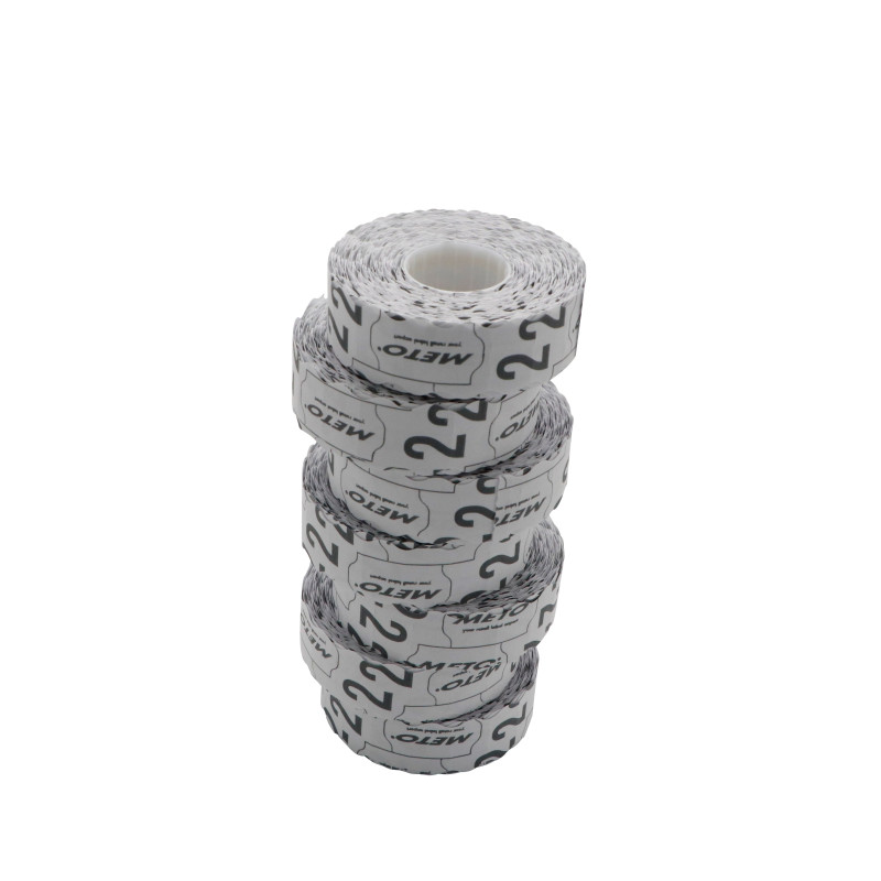 Etiketti 22x12 mm valkoinen pysyvä hinnoittelijaan