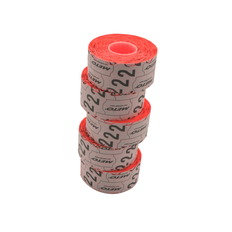 Etiketti 32x19 mm punainen pysyvä hinnoittelijaan