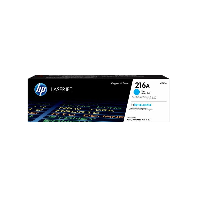 HP 216A Cyan 0,85K Laserkasetti (W2411A)